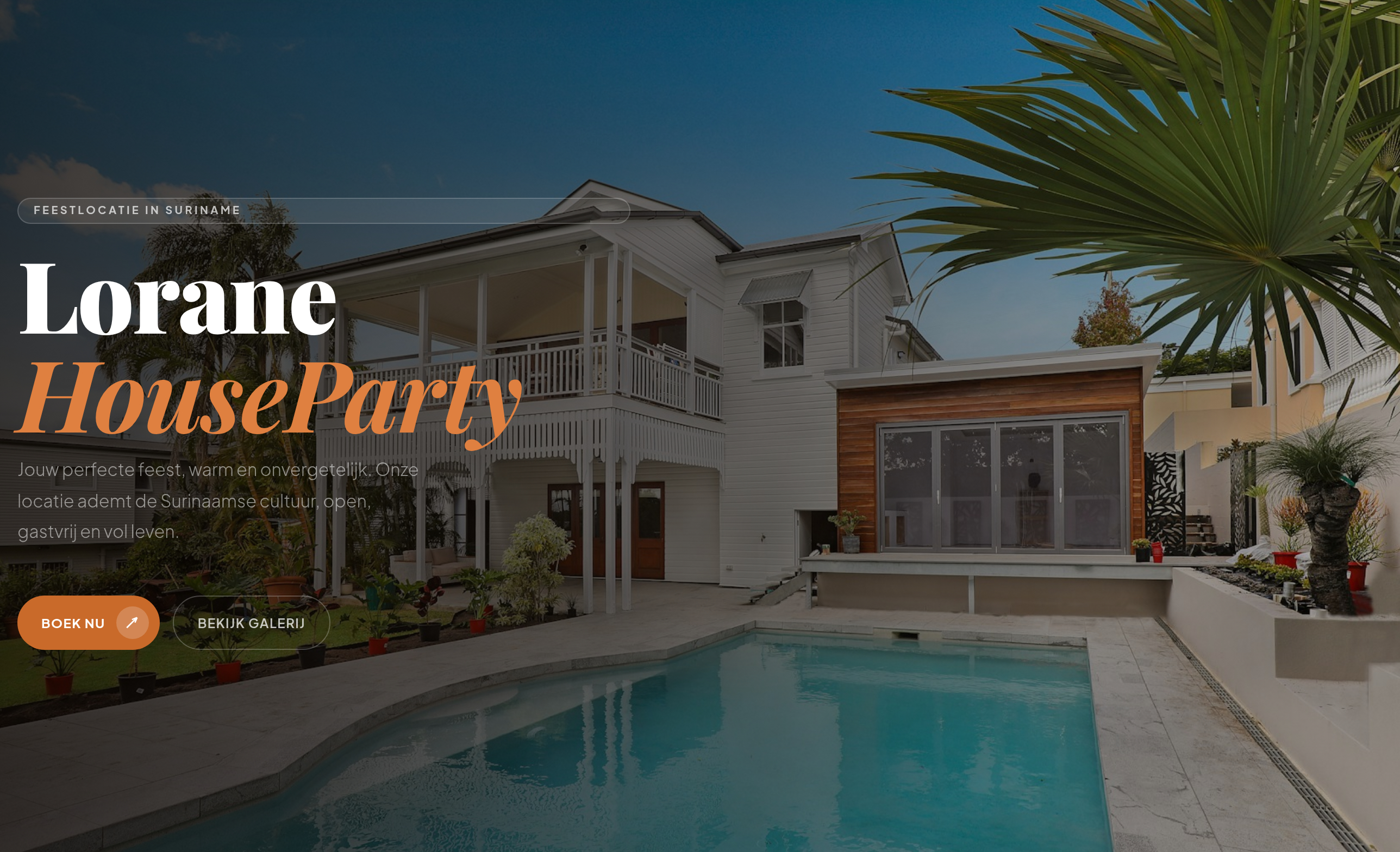 Lorane House Party homepage