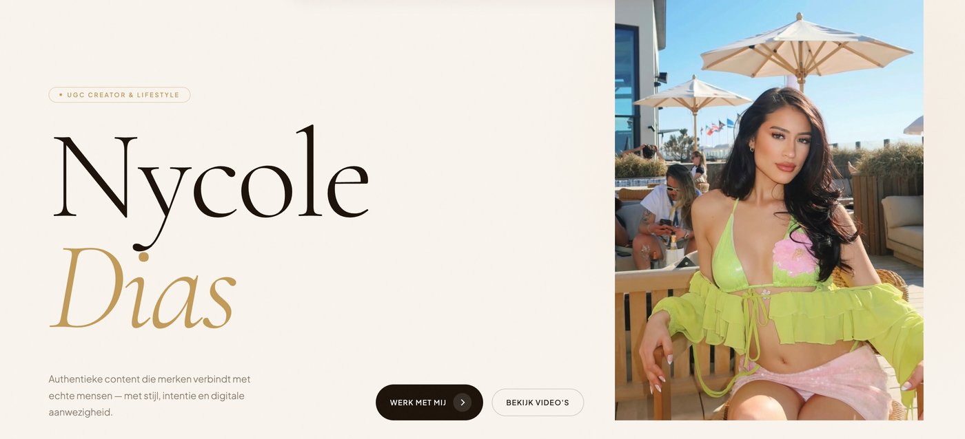Nycole Diass homepage