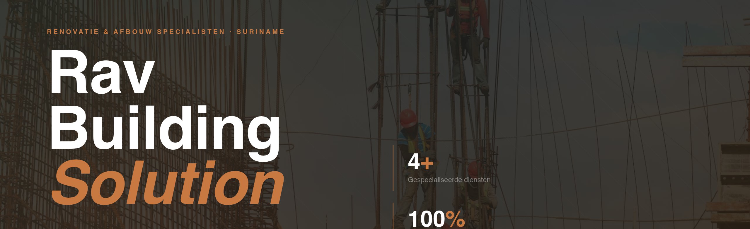 Website gebouwd voor Ravbuilding