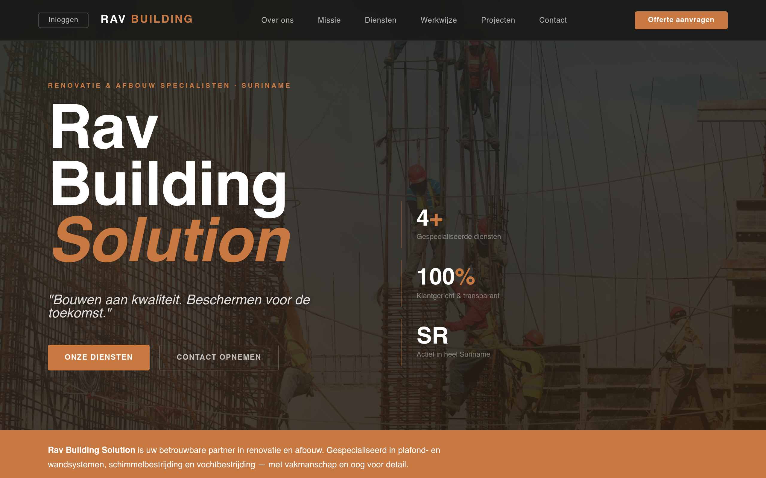 Ravbuilding homepage